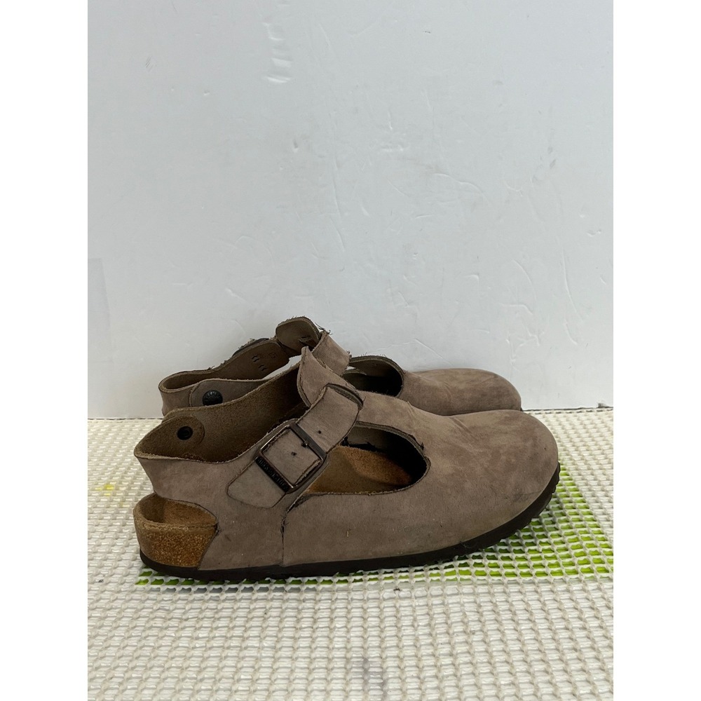 Birkenstock Suede Bonn Clogs Shoes Size 40 L9 M7 Fair Condition Stain, Glued - Picture 3 of 14